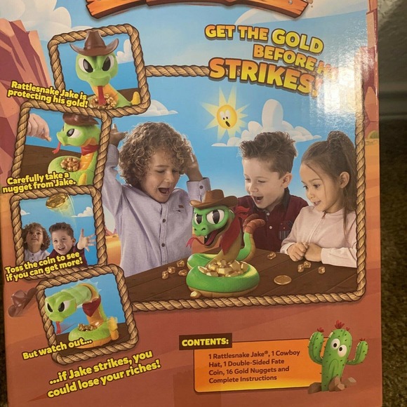Goliath Toys Rattlesnake Jake Get The Gold Before He Strikes Game By Goliath Ages 4 New